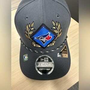New Era Blue Jays Post Season Gray Baseball Cap